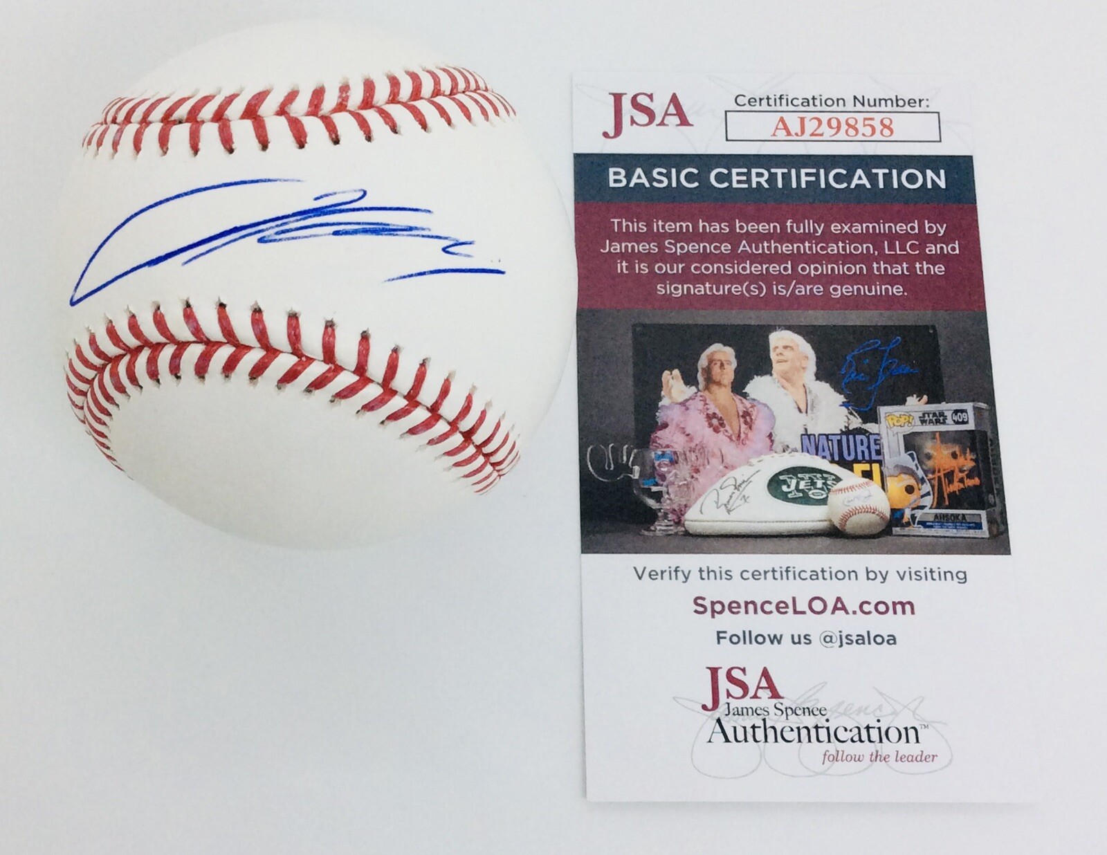 JACKSON HOLLIDAY SIGNED RAWLINGS MLB BASEBALL BALTIMORE ORIOLES JSA COA