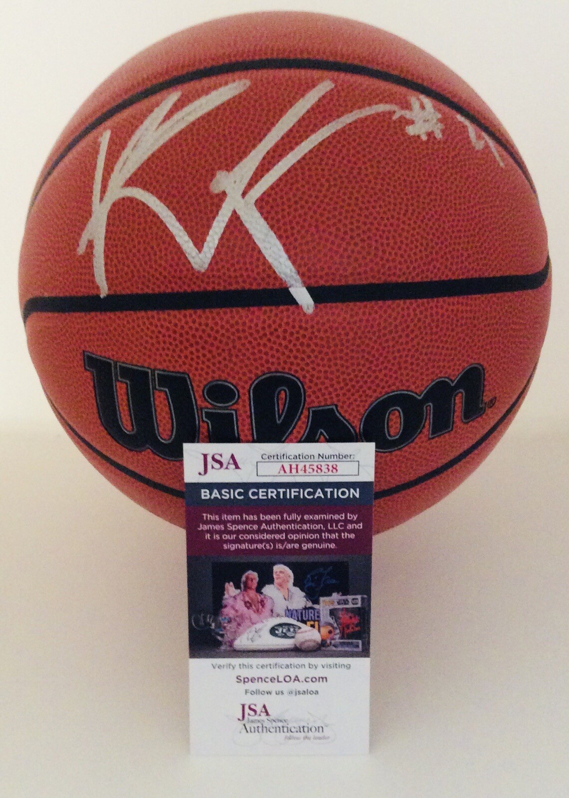 KARTER KNOX SIGNED WILSON NBA BASKETBALL ARKANSAS RAZORBACKS JSA COA
