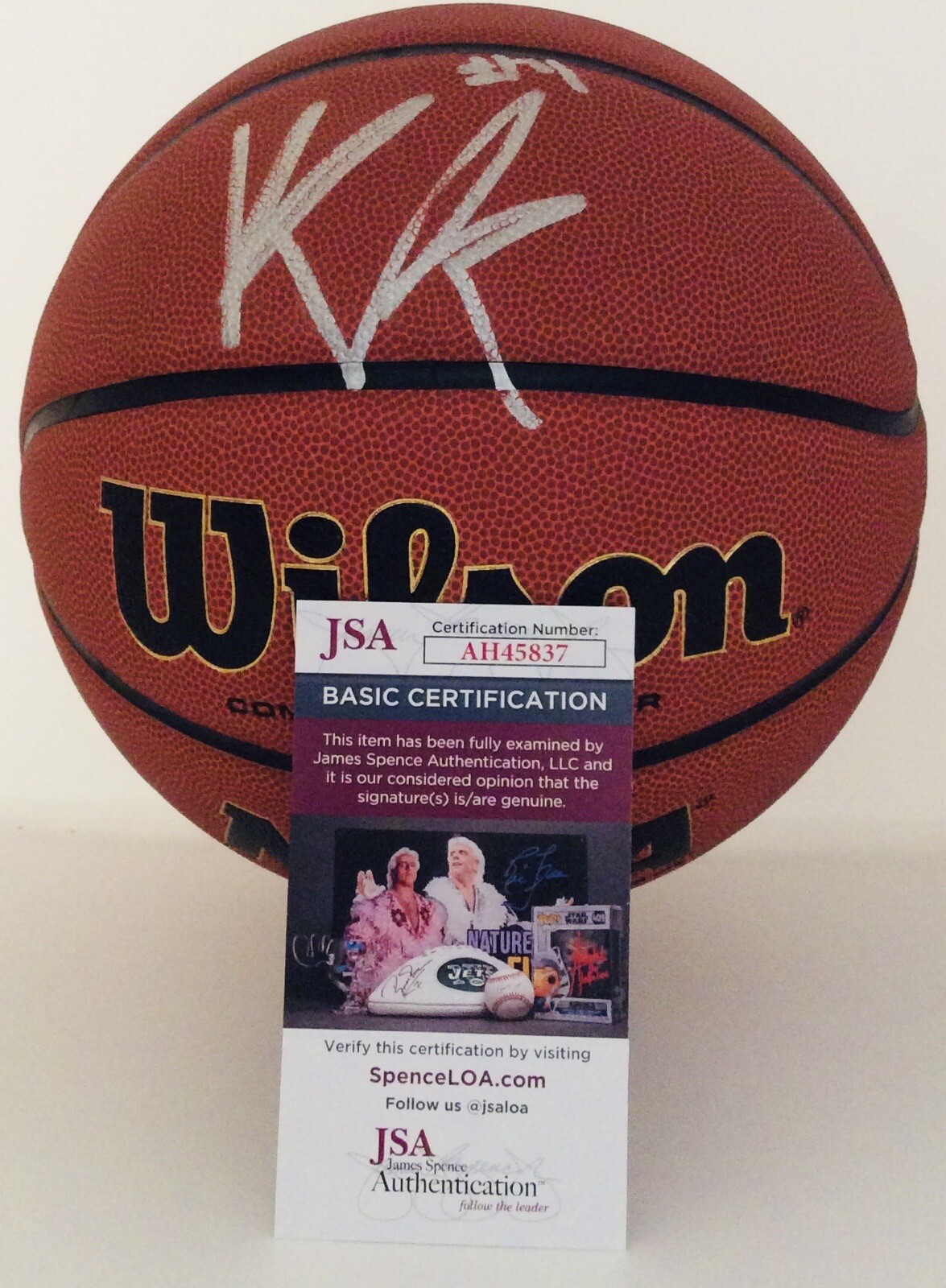 KARTER KNOX SIGNED WILSON NCAA BASKETBALL ARKANSAS RAZORBACKS JSA COA