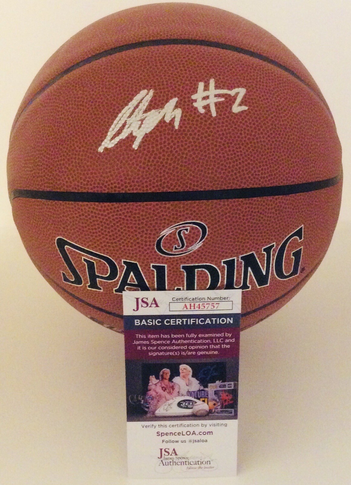 STEPHON CASTLE SIGNED SPALDING BASKETBALL UCONN CONNECTICUT JSA COA