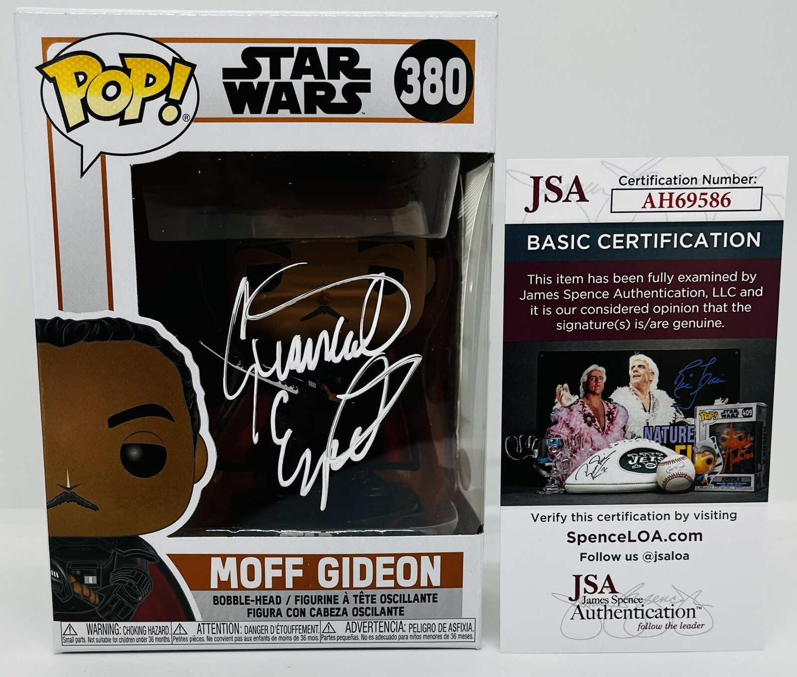 GIANCARLO ESPOSITO SIGNED MOFF GIDEON POP FUNKO FIGURE STAR WARS JSA COA