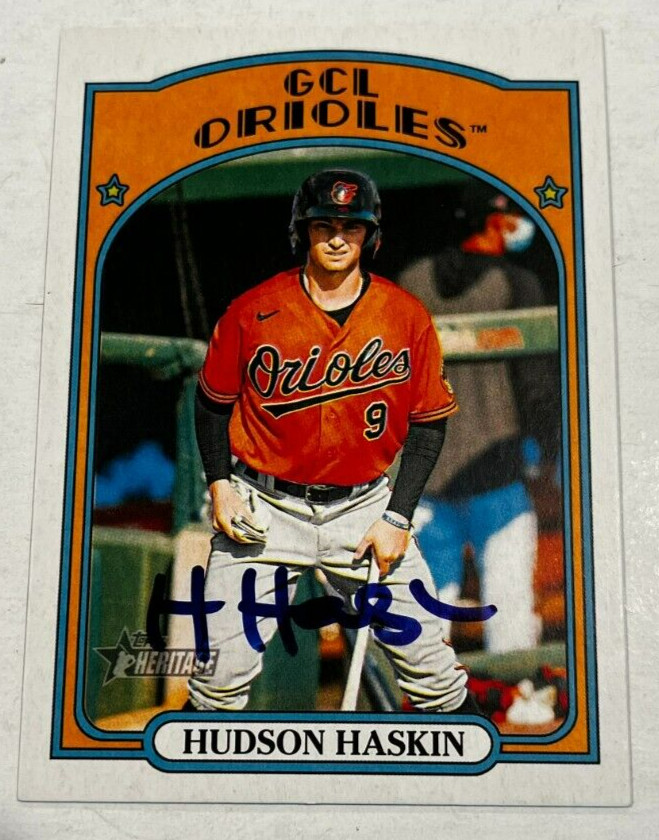 NICK PRATTO SIGNED 2021 TOPPS HERITAGE MINOR LEAGUE BASEBALL CARD AUTO