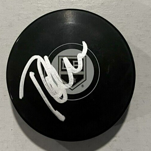 TODD MCLELLAN SIGNED LOS ANGELES KINGS HOCKEY PUCK W/ CASE COA