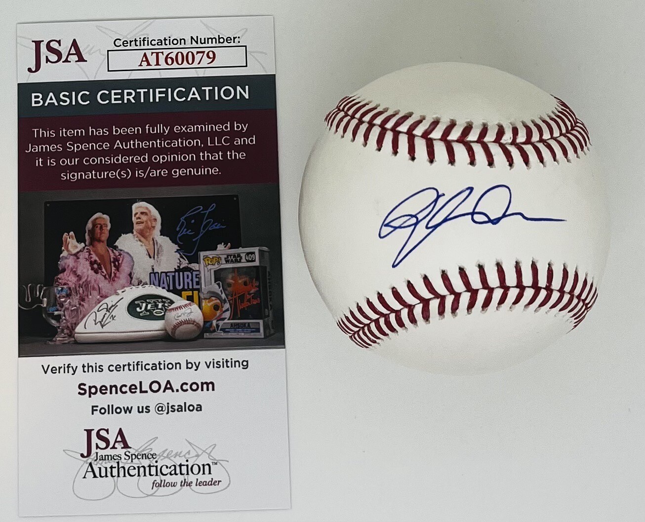 DYLAN CREWS SIGNED RAWLINGS MLB BASEBALL WASHINGTON NATIONALS JSA COA