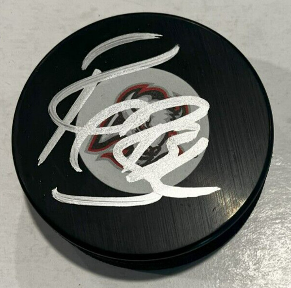 ROB RAY SIGNED BUFFALO SABRES HOCKEY PUCK W/ CASE COA