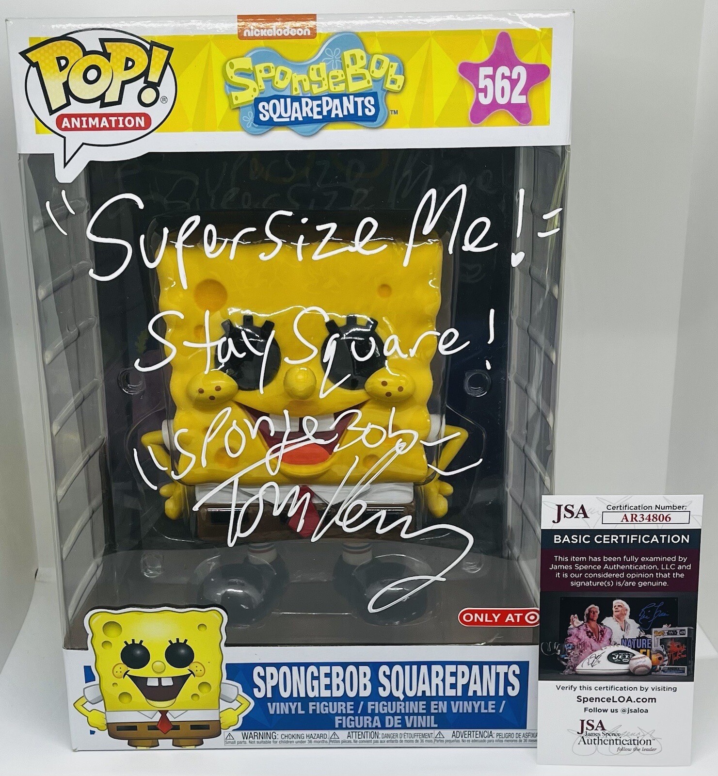 TOM KENNY SIGNED SPONGEBOB SQUAREPANTS 10