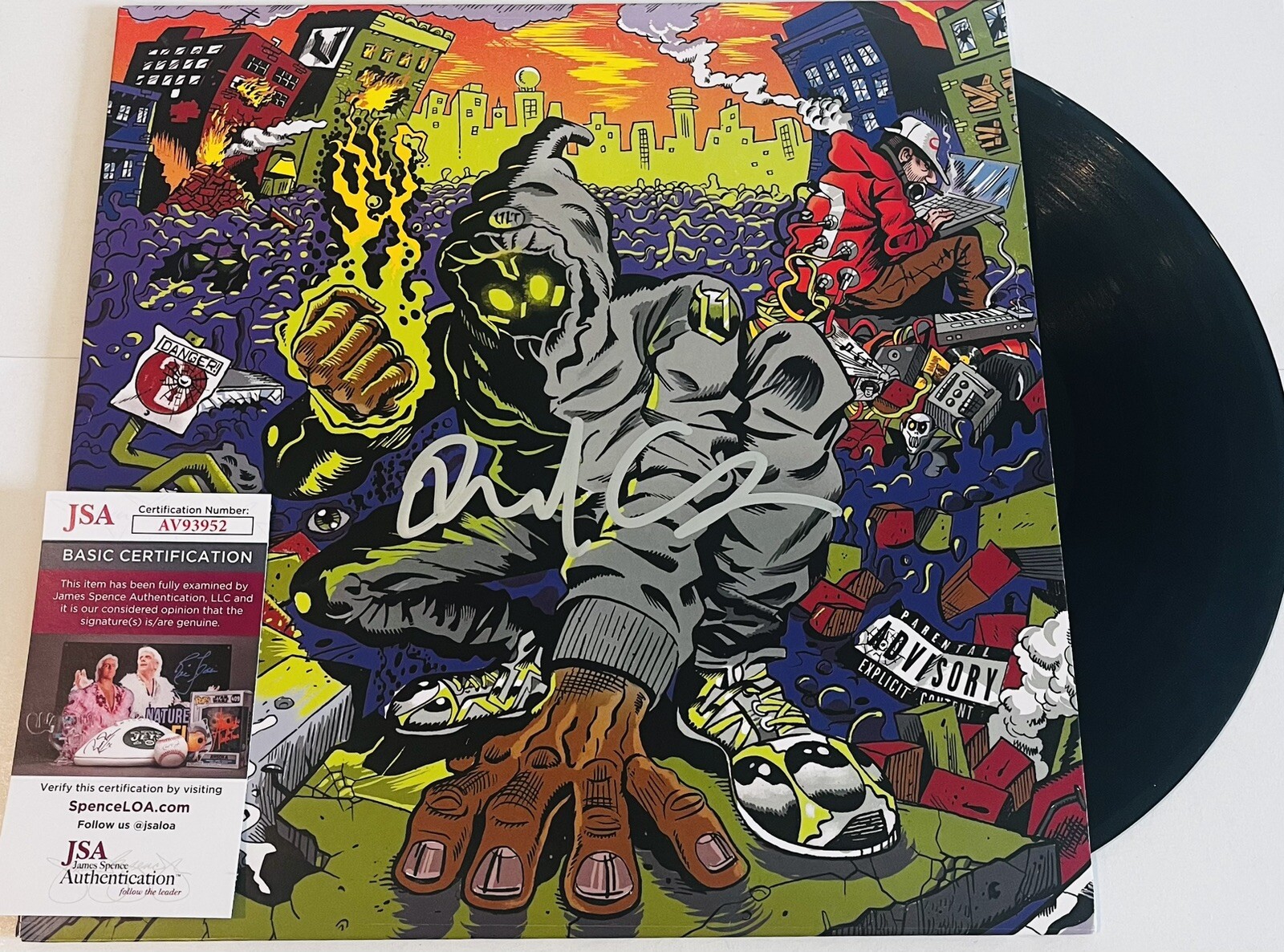 DENZEL CURRY SIGNED UNLOCKED LP VINYL RECORD ALBUM RAPPER JSA COA