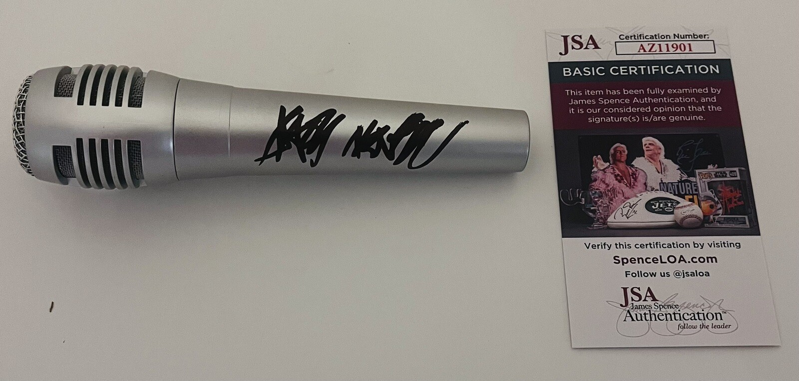 JAKOB NOWELL SIGNED MICROPHONE SUBLIME LEAD SINGER VOCALIST BRADLEY SON JSA COA
