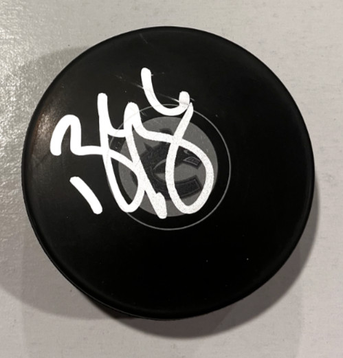 BROCK BOESER SIGNED VANCOUVER CANUCKS HOCKEY PUCK W/ CASE COA