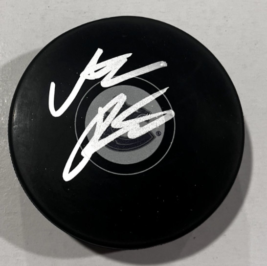 AATU RATY SIGNED VANCOUVER CANUCKS HOCKEY PUCK W/ CASE COA