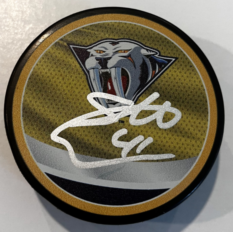 SCOTT WEDGEWOOD SIGNED NASHVILLE PREDATORS HOCKEY PUCK W/ CASE COA