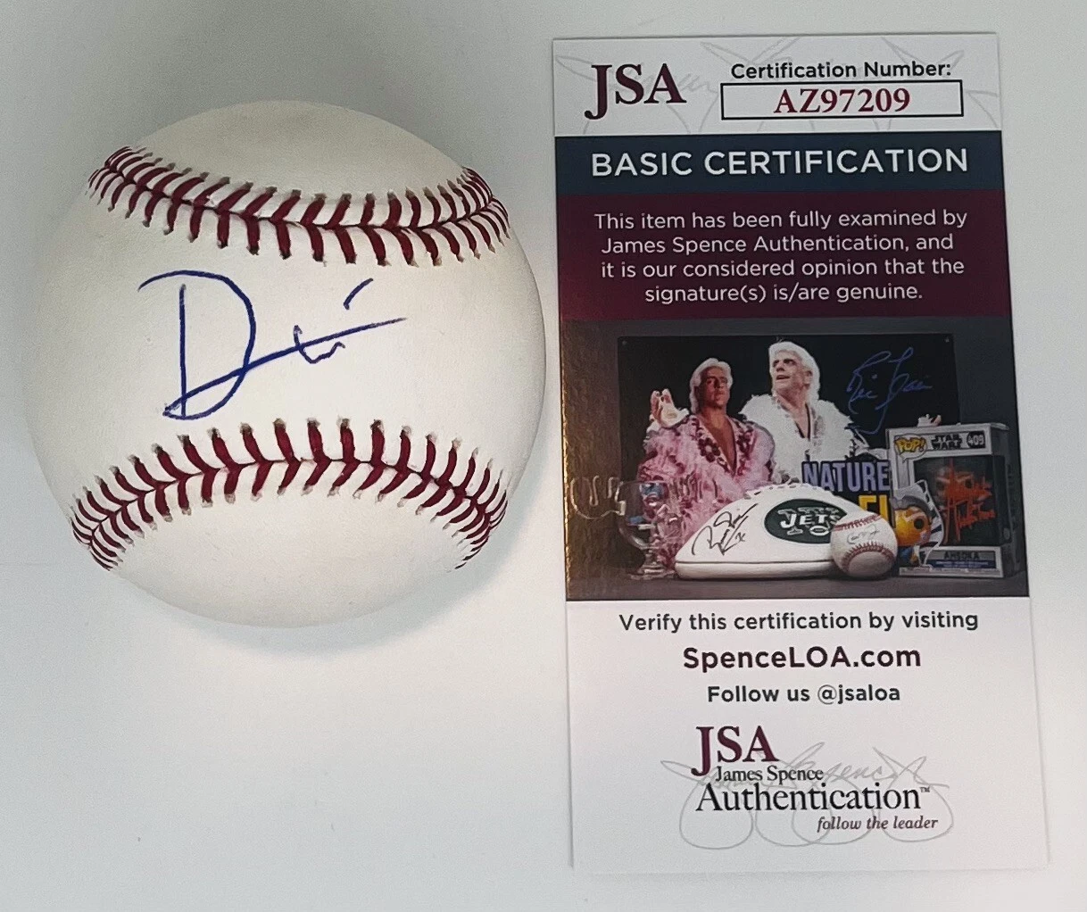 DANTE NORI SIGNED RAWLINGS MAJOR LEAGUE BASEBALL PHILADELPHIA PHILLIES JSA COA