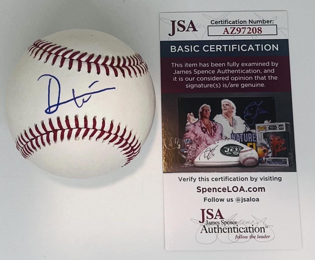 DANTE NORI SIGNED RAWLINGS MAJOR LEAGUE BASEBALL PHILADELPHIA PHILLIES JSA COA