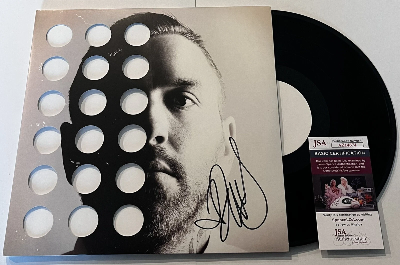 DALLAS GREEN CITY AND COLOUR SIGNED THE HURRY THE HARM VINYL RECORD ALBUM JSA