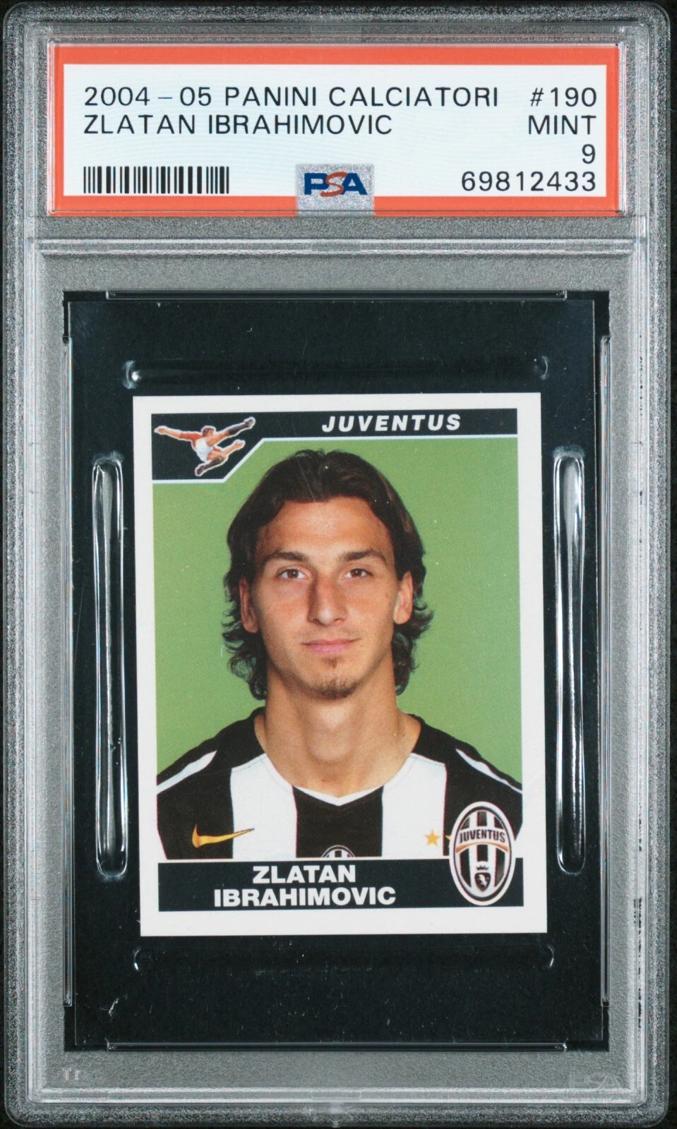 2004 Panini Calciatori 190 Zlatan Ibrahimovic PSA 9