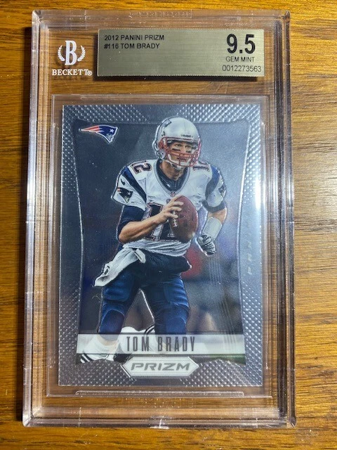 2012 Panini Prizm Tom Brady BGS 9.5