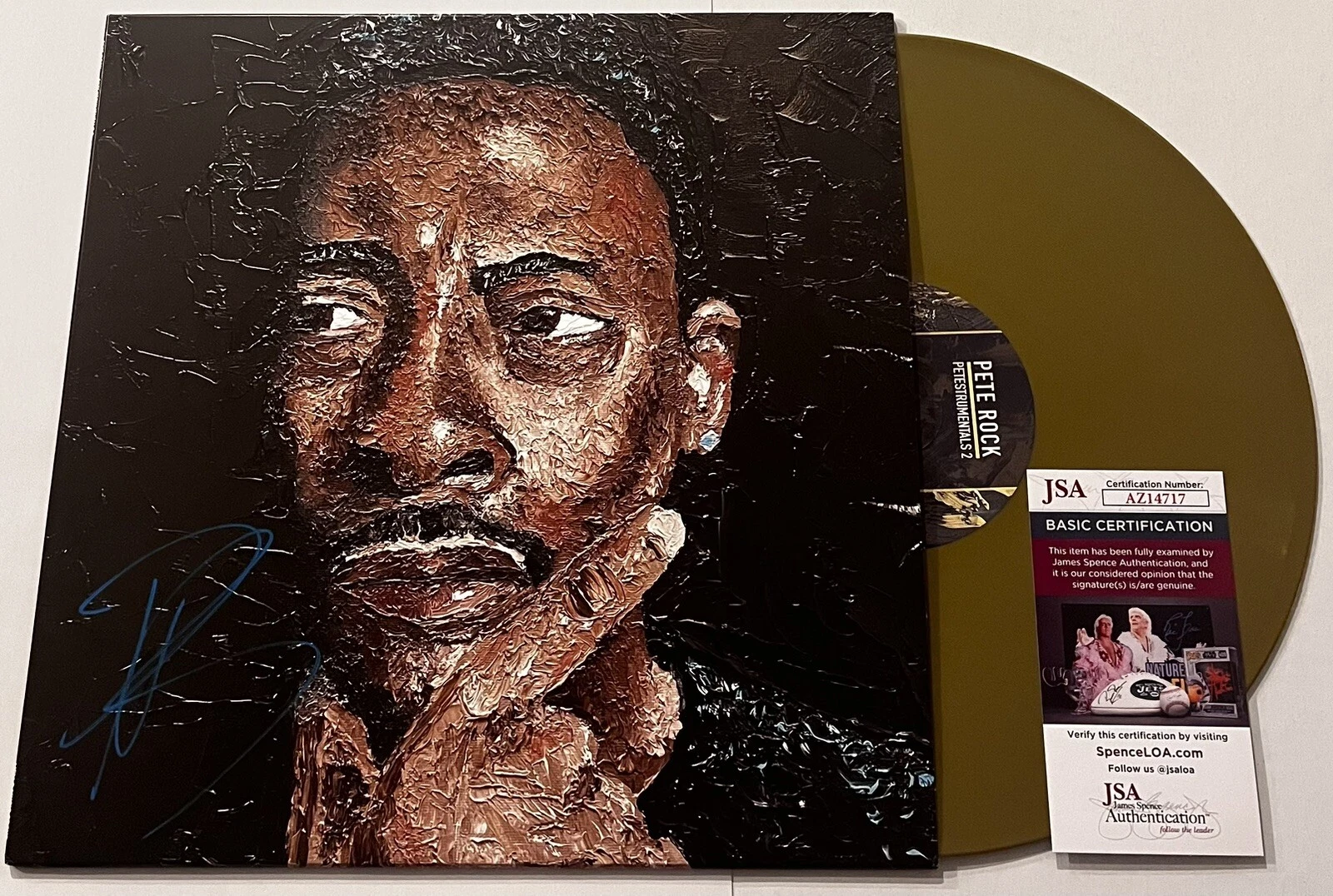 PETE ROCK SIGNED PETESTRUMENTALS 2 LP VINYL RECORD ALBUM JSA COA