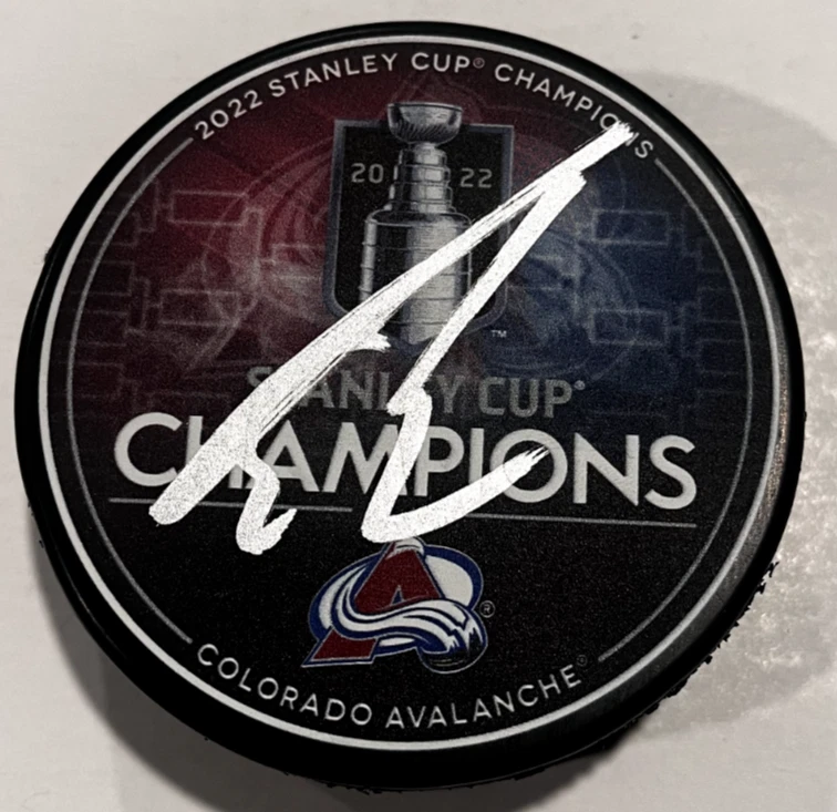 ARTTURI LEHKONEN SIGNED COLORADO AVALANCHE 2022 STANLEY CUP PUCK W/ CASE COA