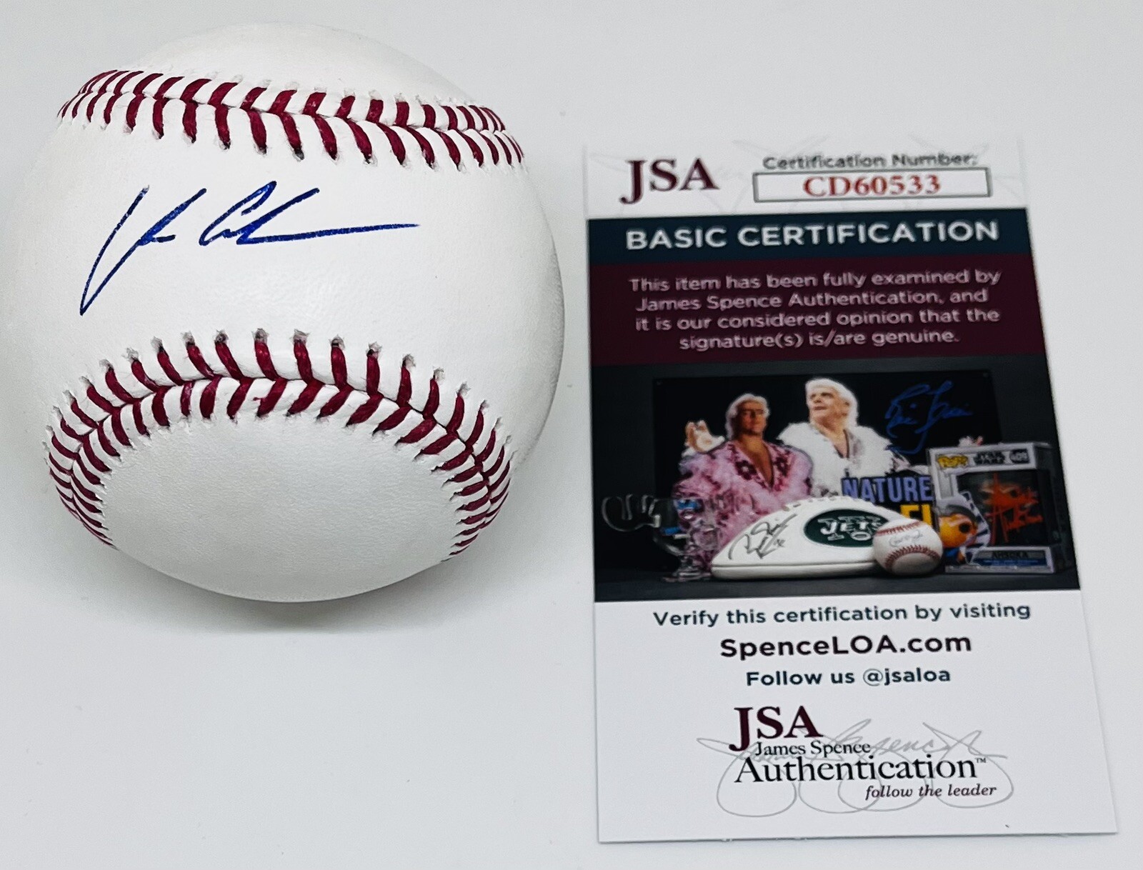 CHARLIE CONDON SIGNED RAWLINGS MAJOR LEAGUE BASEBALL COLORADO ROCKIES JSA COA