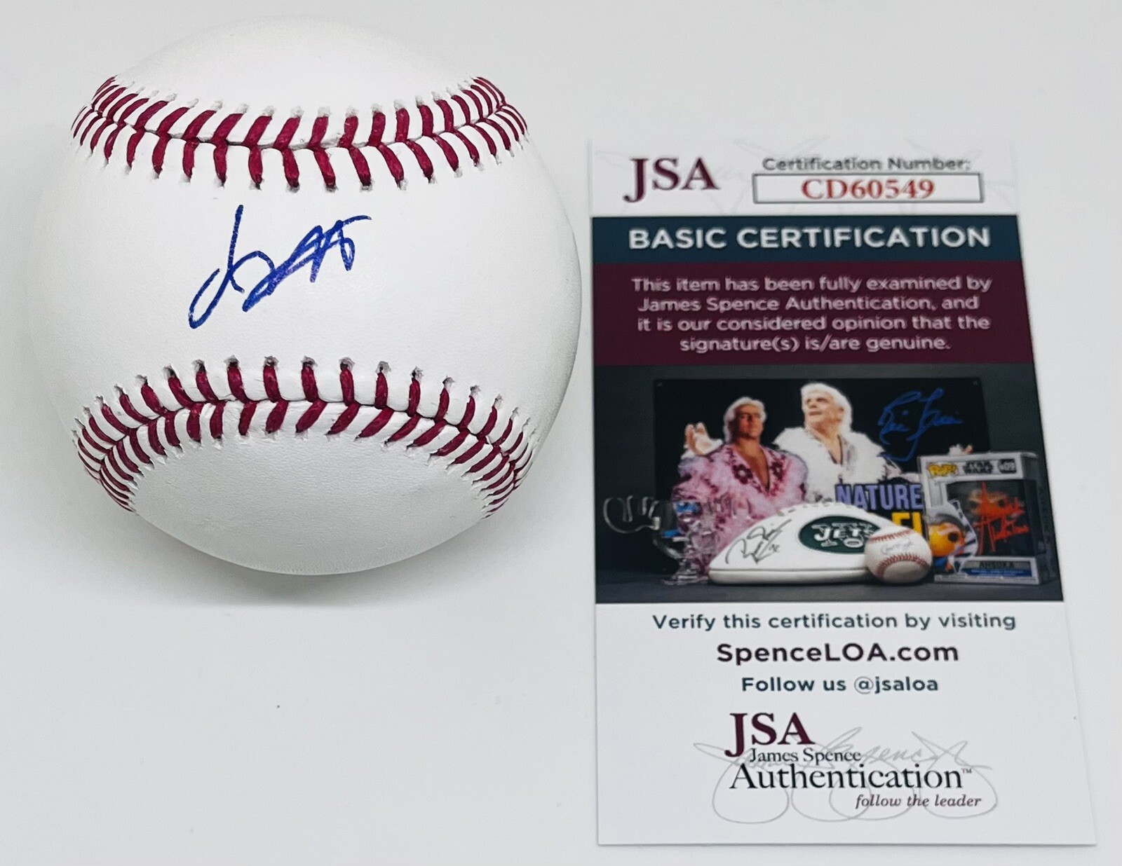 JESUS MADE SIGNED RAWLINGS MAJOR LEAGUE BASEBALL MILWAUKEE BREWERS JSA COA