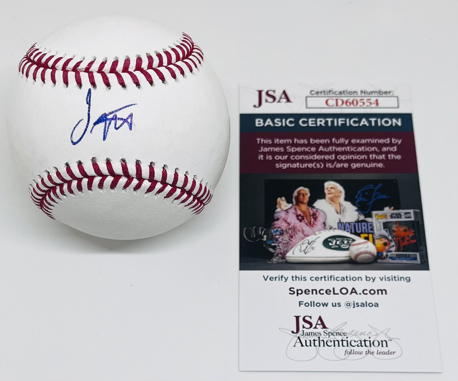 JESUS MADE SIGNED RAWLINGS MAJOR LEAGUE BASEBALL MILWAUKEE BREWERS JSA COA