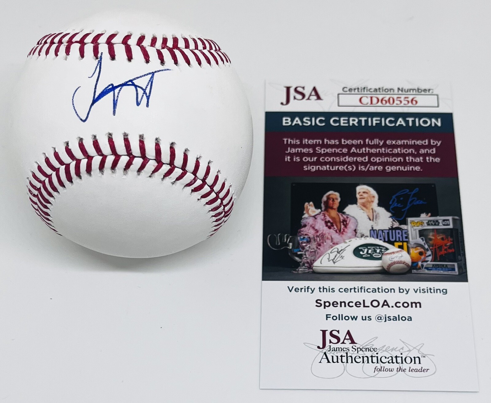 JESUS MADE SIGNED RAWLINGS MAJOR LEAGUE BASEBALL MILWAUKEE BREWERS JSA COA