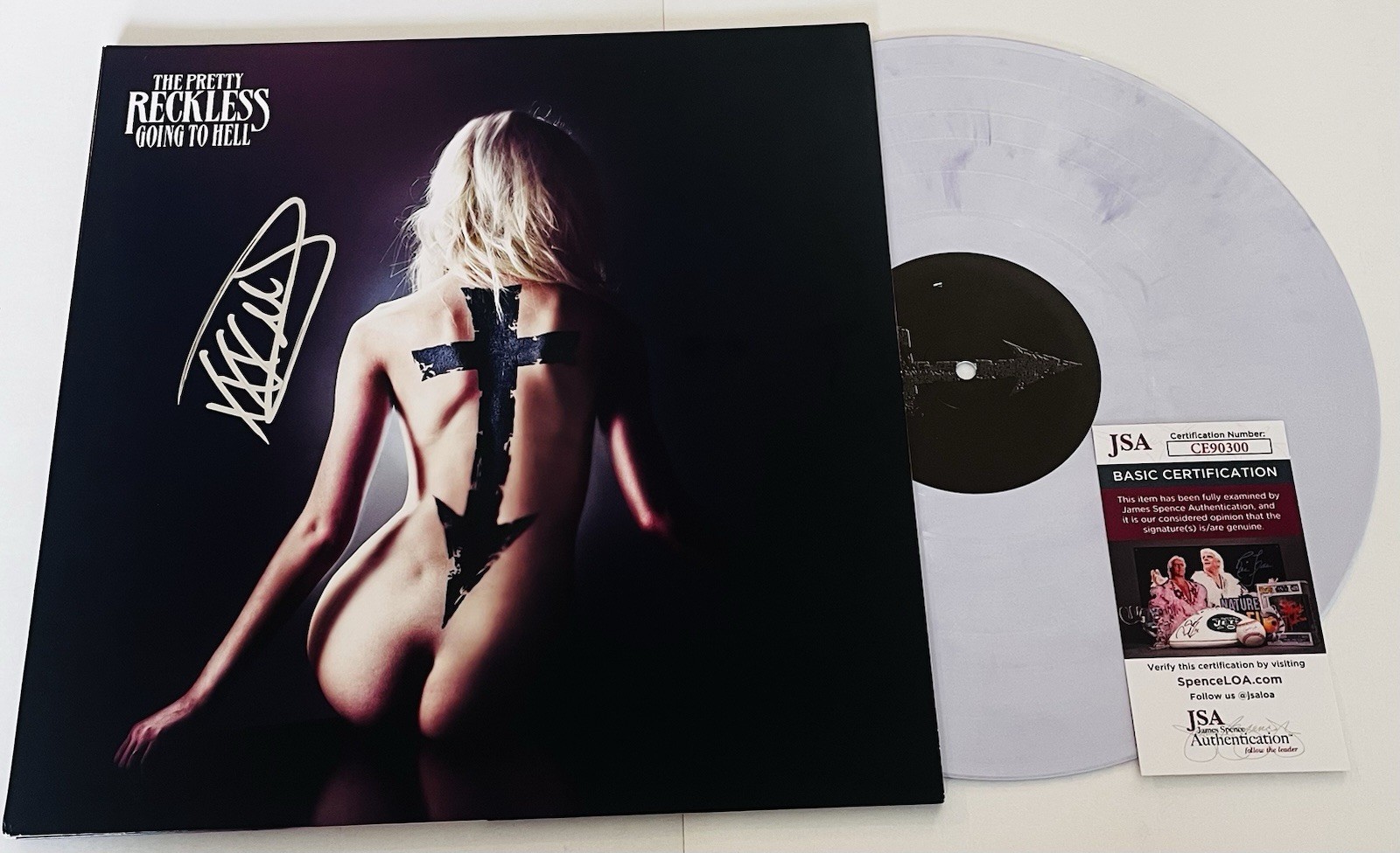 TAYLOR MOMSEN SIGNED THE PRETTY RECKLESS GOING TO HELL LP VINYL RECORD ALBUM JSA
