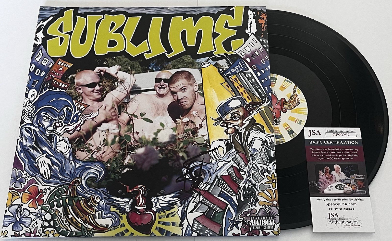 ERIC WILSON SIGNED SUBLIME SECOND-HAND SMOKE LP VINYL RECORD ALBUM JSA COA