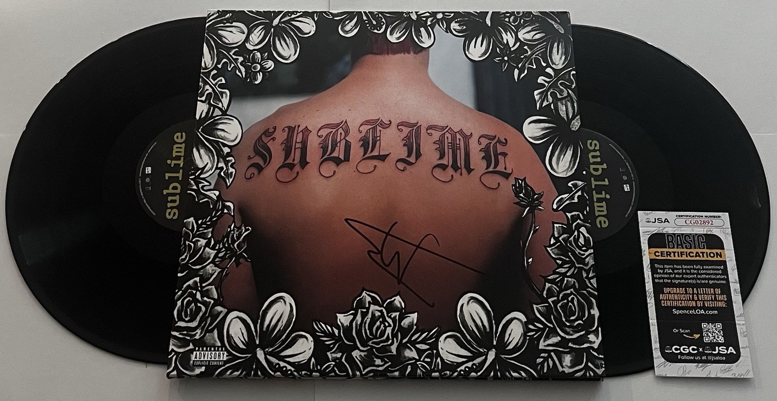 ERIC WILSON SIGNED SUBLIME LP VINYL RECORD ALBUM SANTERIA JSA COA