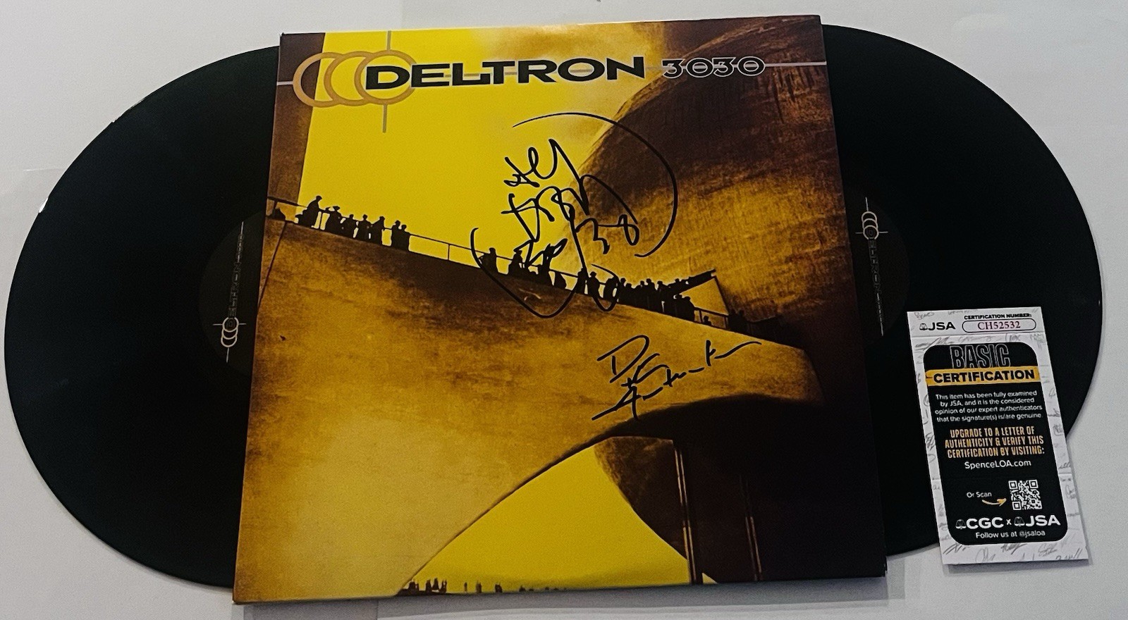 DELTRON 3030 SIGNED LP VINYL RECORD ALBUM DEL FUNKY HOMOSAPIEN DAN AUTOMATOR JSA