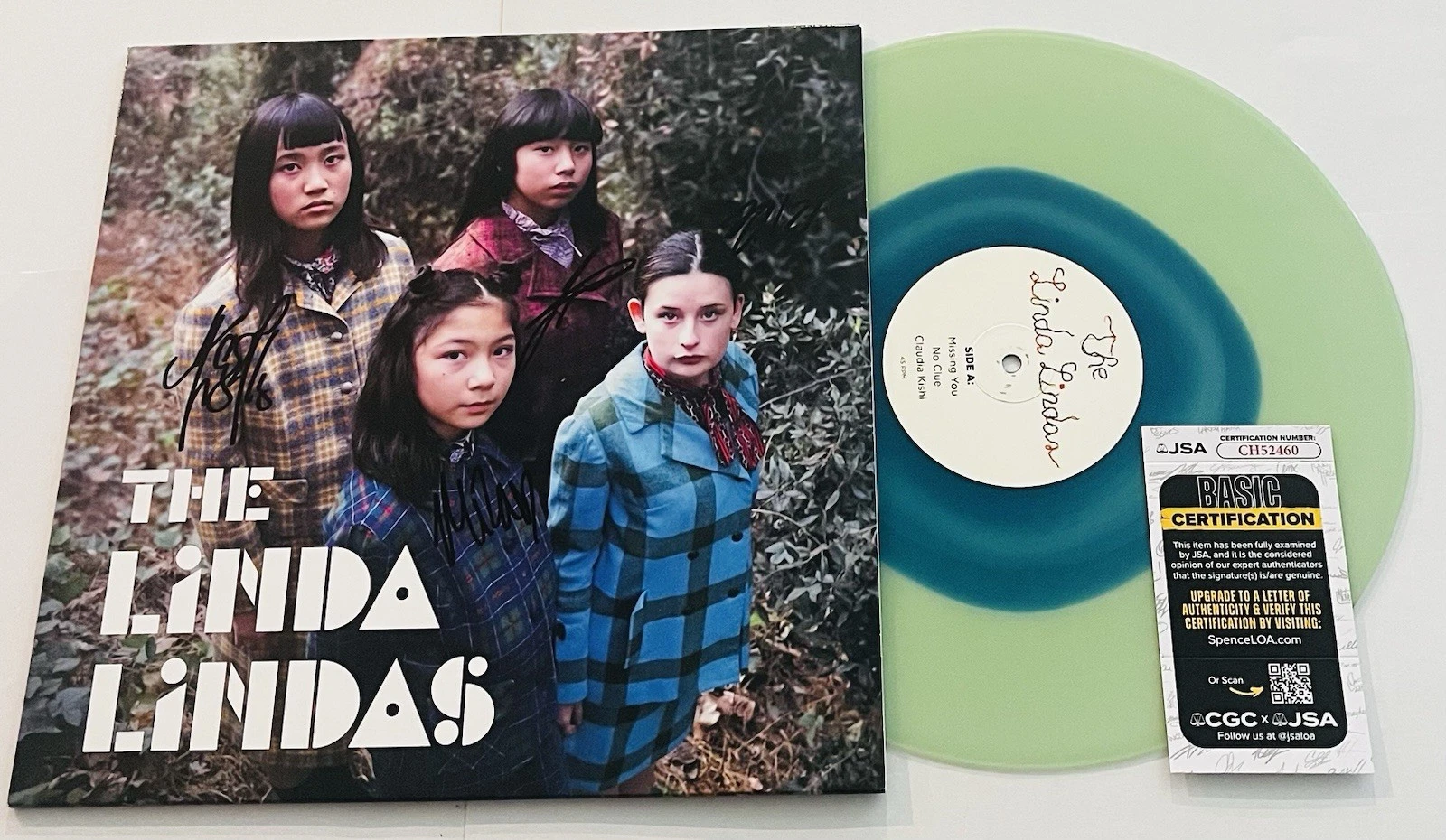THE LINDA LINDAS BAND SIGNED LP VINYL RECORD ALBUM BELA SALAZAR +3 JSA COA