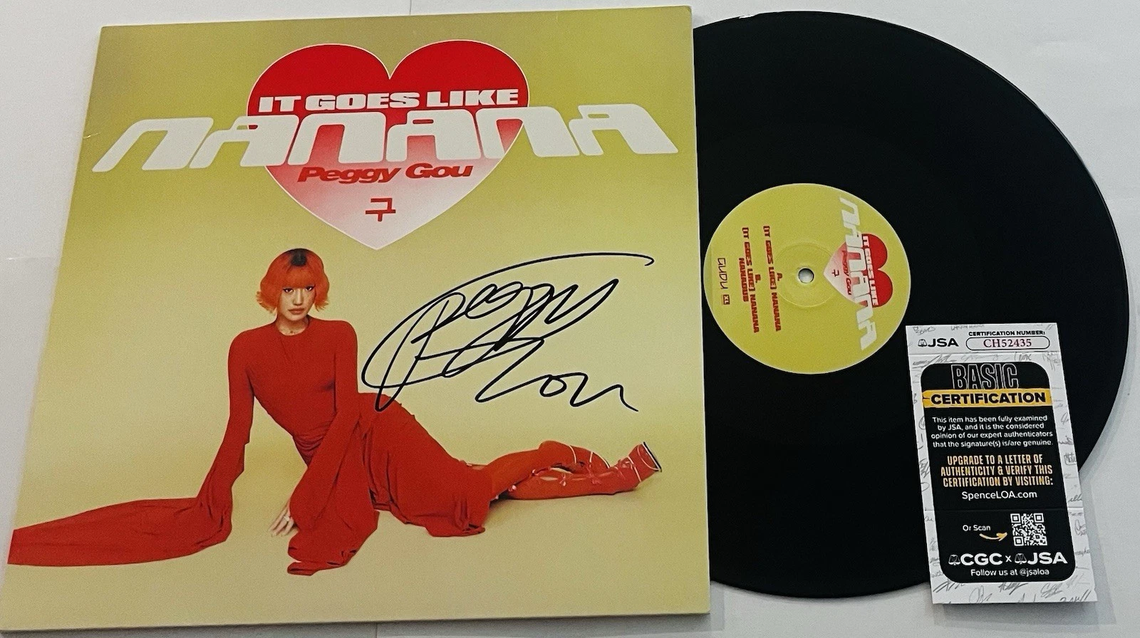 PEGGY GOU SIGNED IT GOES LIKE NANANA LP VINYL RECORD ALBUM NANANA JSA COA