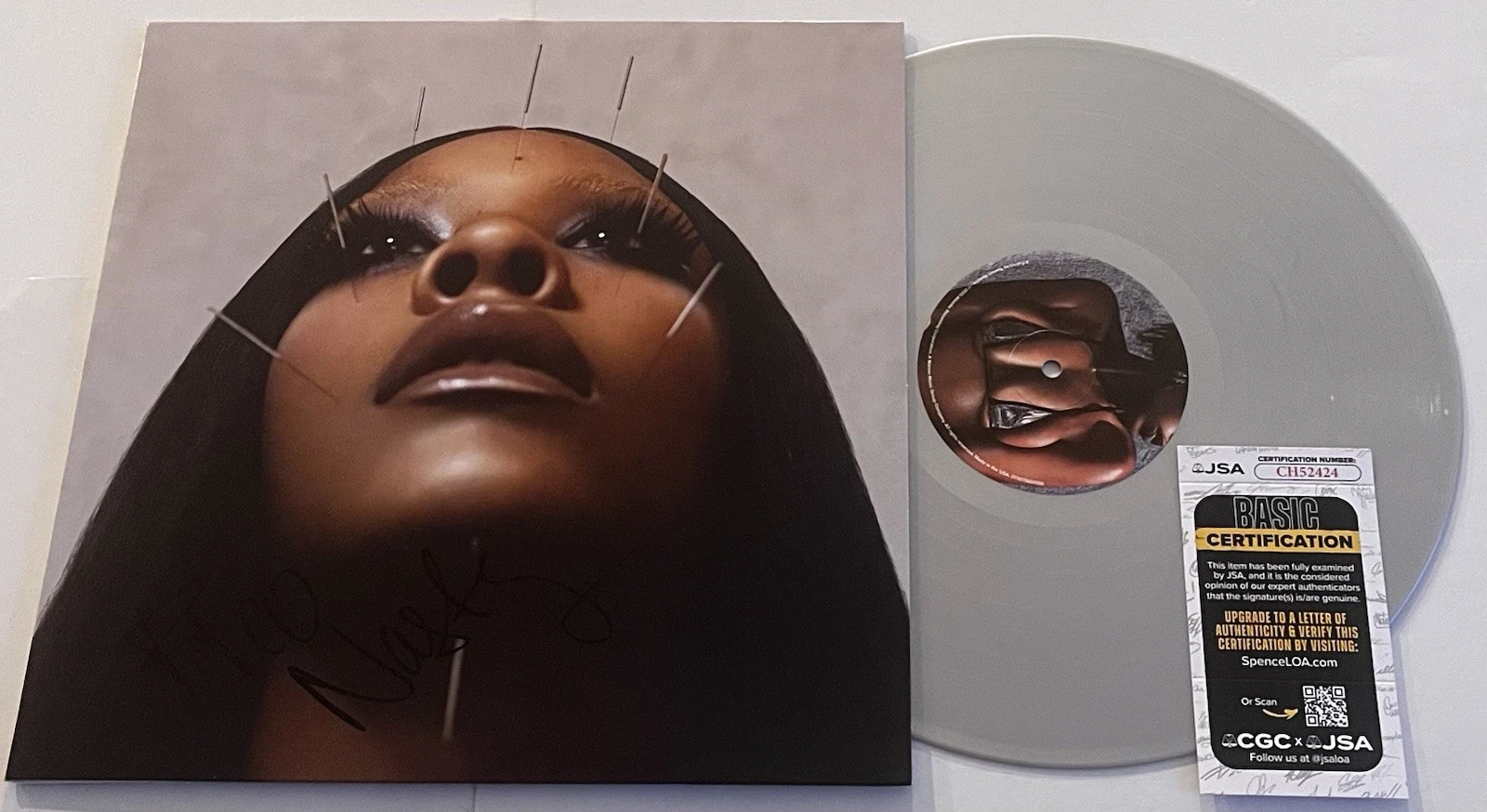 RICO NASTY SIGNED LETHAL LP VINYL RECORD ALBUM NIGHTMARE VACATION JSA COA