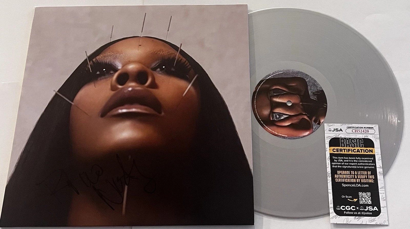 RICO NASTY SIGNED LETHAL LP VINYL RECORD ALBUM NIGHTMARE VACATION JSA COA