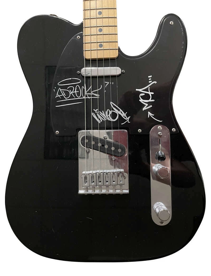 Beastie Boys Group Signed Auto Telecaster Guitar MCA Ad-Rock Mike D JSA