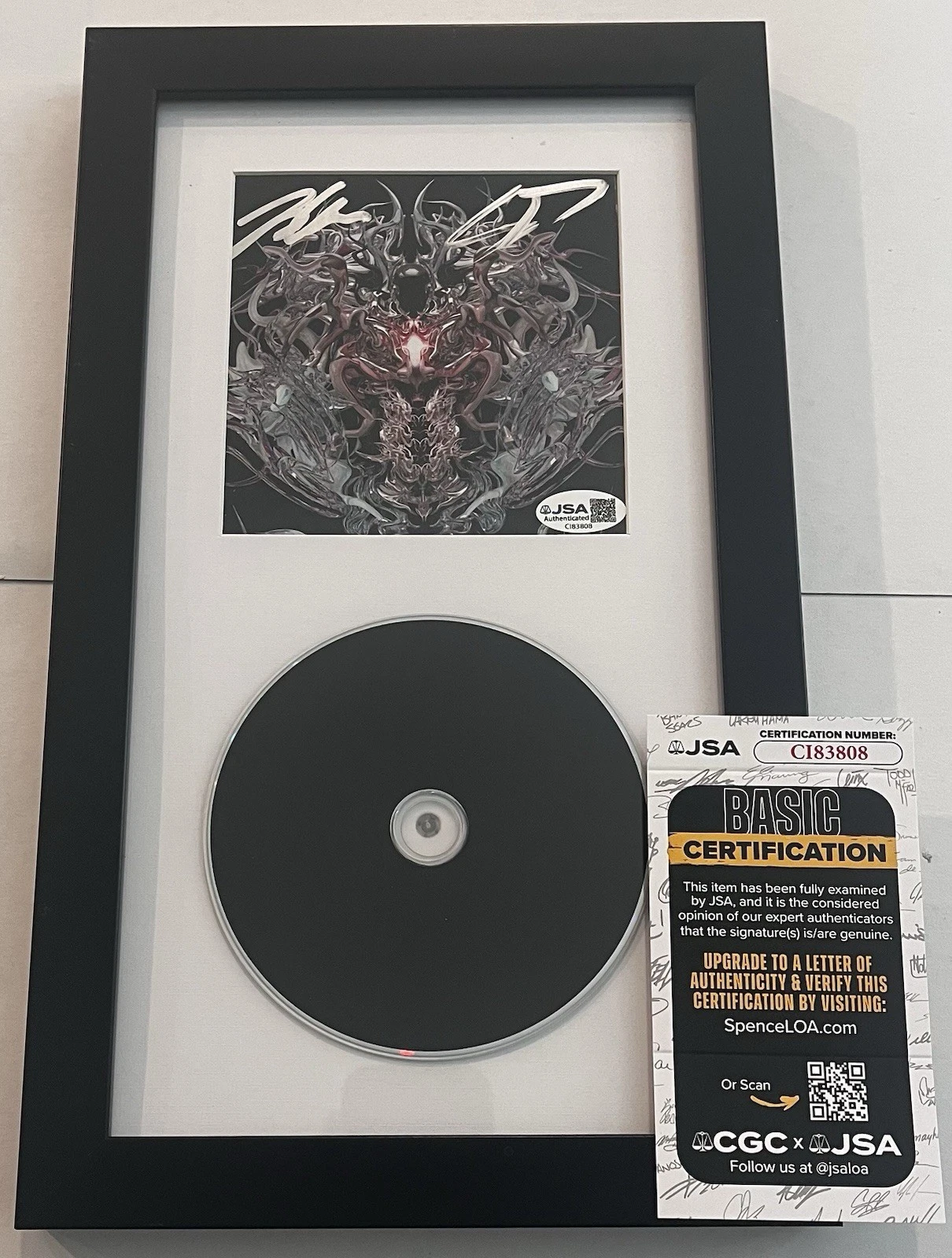 POLYPHIA SIGNED REMEMBER THAT YOU WILL DIE FRAMED CD ALBUM TIM SCOTT JSA COA