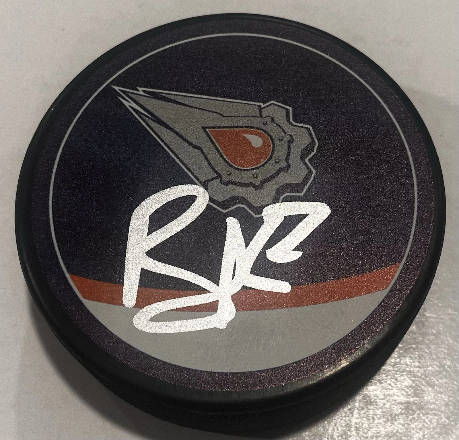BRETT KULAK SIGNED EDMONTON OILERS HOCKEY PUCK W/ CASE COA
