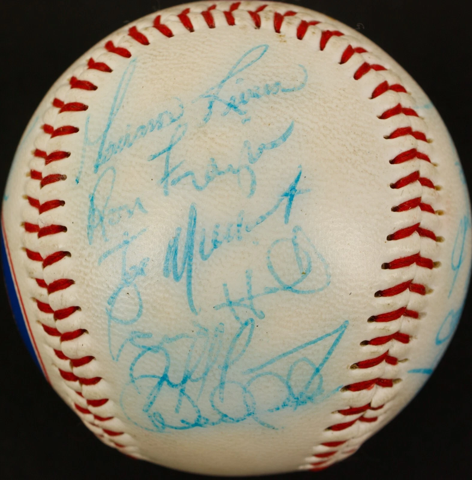 1995 Columbus Clippers Signed Baseball Jeter Rivera Posada Rookie BAS Beckett