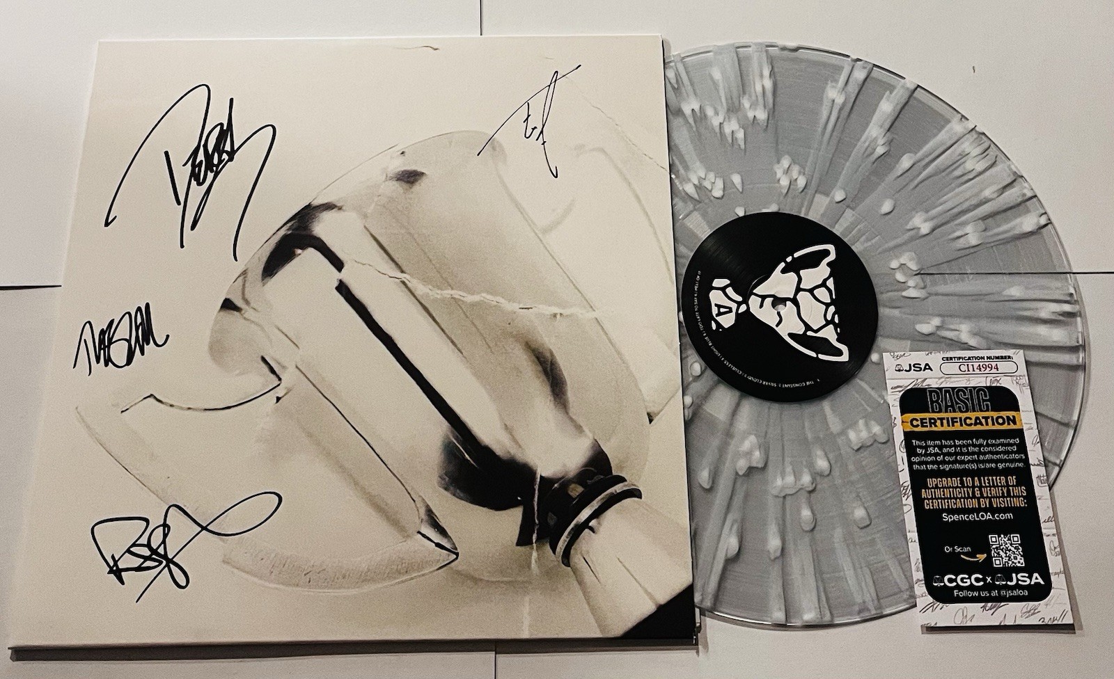 STATE CHAMPS BAND SIGNED SELF-TITLED LP VINYL RECORD ALBUM JSA COA