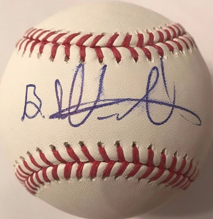 BLAKE RUTHERFORD SIGNED RAWLINGS MLB MAJOR LEAGUE BASEBALL CHICAGO WHITE SOX COA
