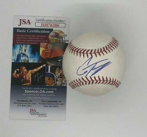 GLEYBER TORRES SIGNED RAWLINGS MAJOR LEAGUE MLB BASEBAL NEW YORK YANKEES JSA COA