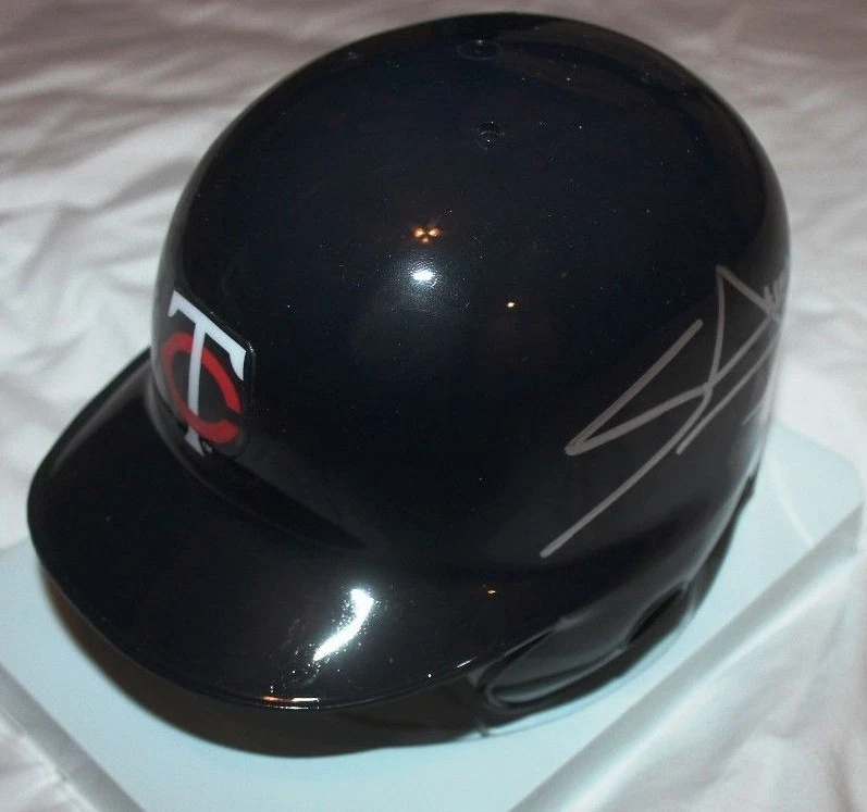 MIGUEL SANO SIGNED MINNESOTA TWINS MINI HELMET COA