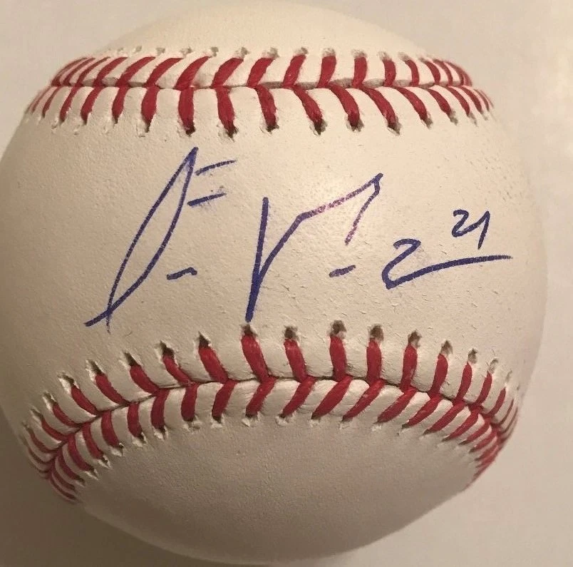 FRANKLIN PEREZ SIGNED RAWLINGS MLB MAJOR LEAGUE BASEBALL DETROIT TIGERS COA