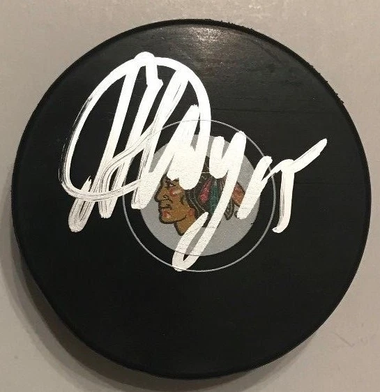 ARTEM ANISIMOV SIGNED CHICAGO BLACKHAWKS PUCK W/CASE COA