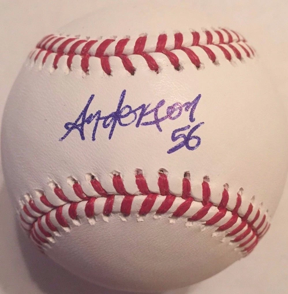 ANDERSON ESPINOZA SIGNED RAWLINGS MLB BASEBALL SAN DIEGO PADRES COA