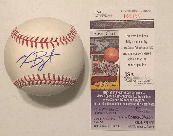 KRIS BRYANT SIGNED RAWLINGS MLB MAJOR LEAGUE BASEBALL CHICAGO CUBS JSA
