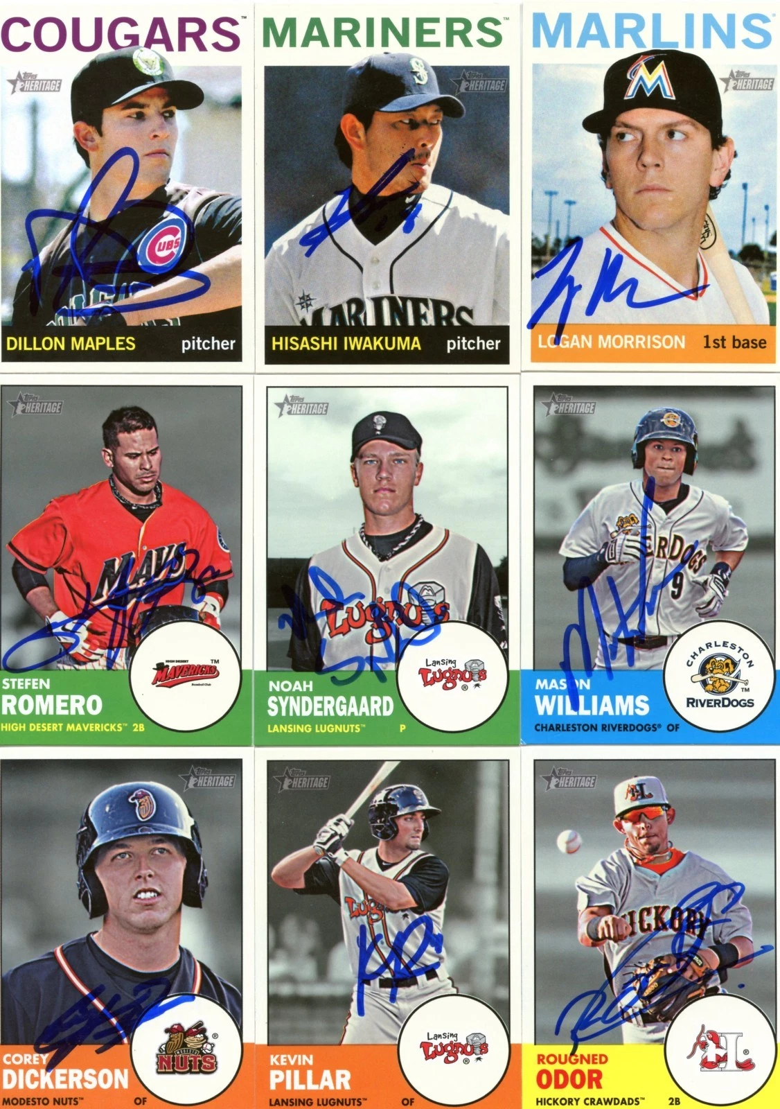 HISASHI IWAKUMA SIGNED 2013 TOPPS HERITAGE CARD AUTO