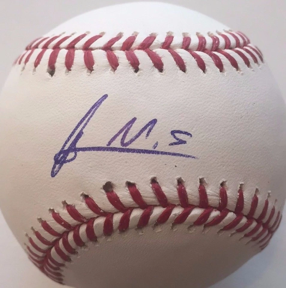FRANCIS MARTES SIGNED RAWLINGS MLB MAJOR LEAGUE BASEBALL HOUSTON ASTROS COA