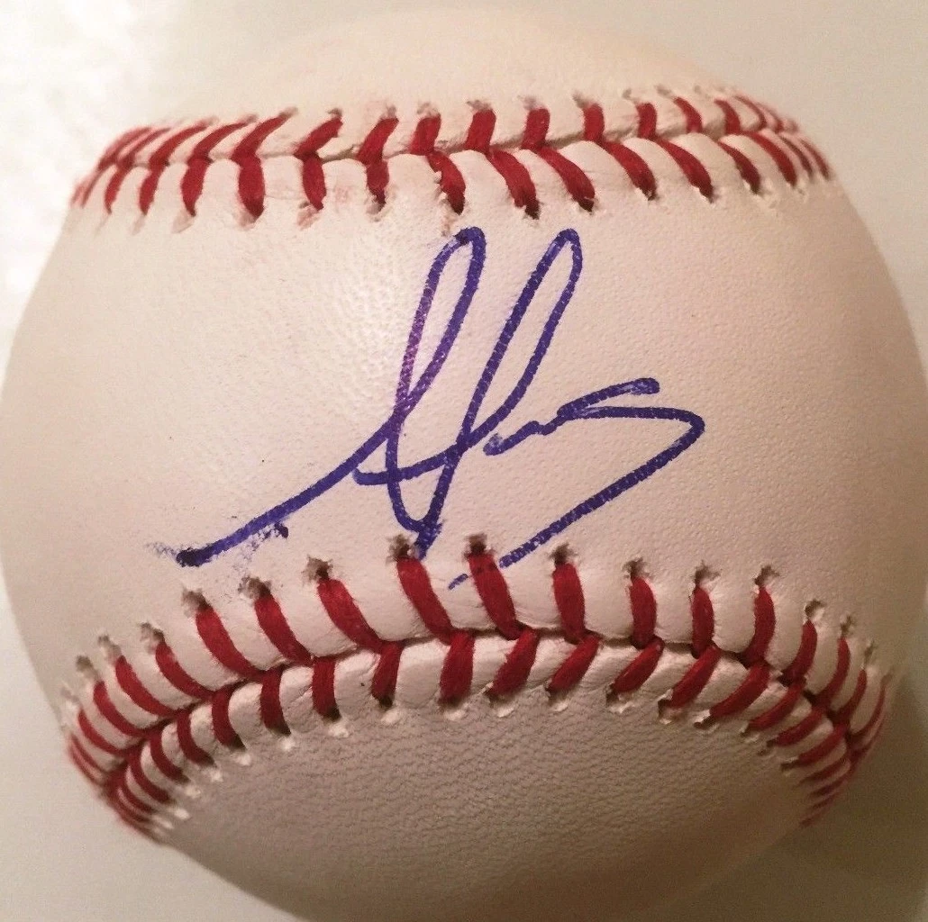 ALEX REYES SIGNED RAWLINGS MLB BASEBALL ST LOUIS CARDINALS COA