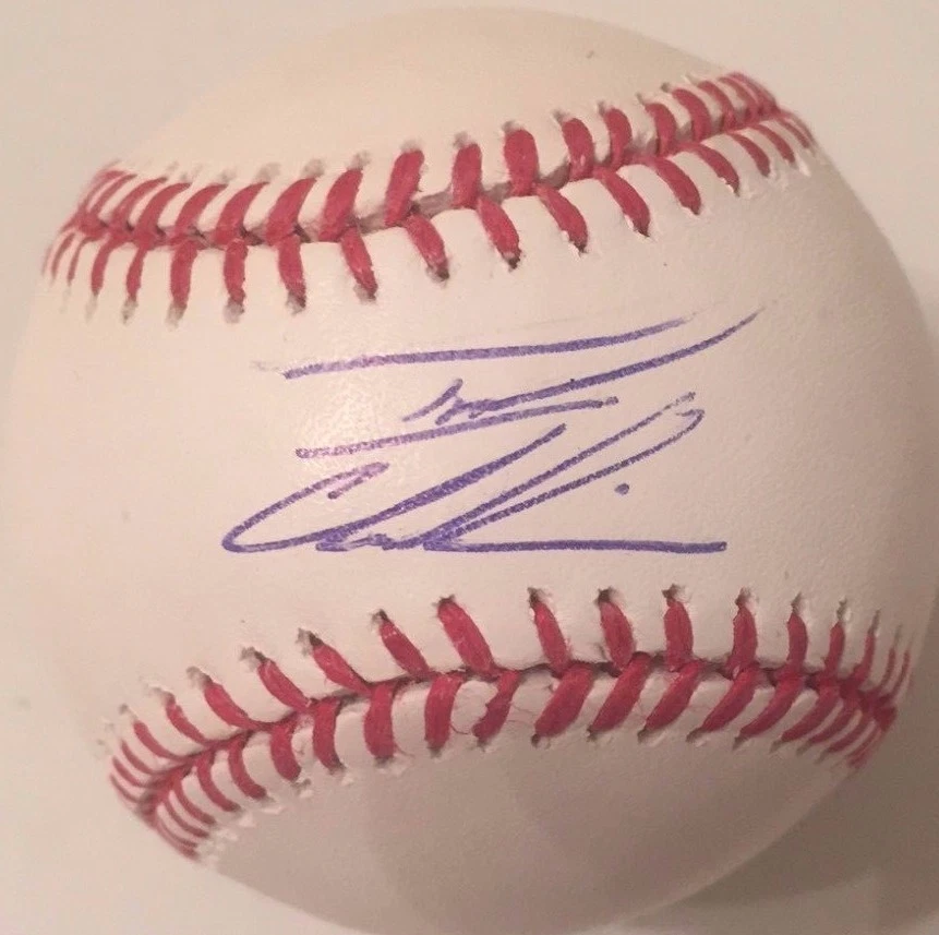 IAN CLARKIN SIGNED RAWLINGS MLB MAJOR LEAGUE BASEBALL YANKEES COA